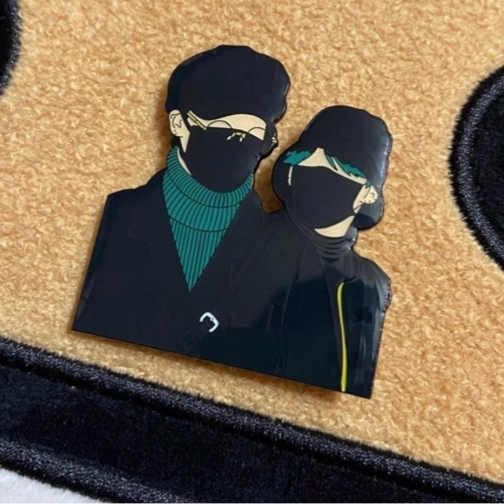 BTS Jikook Jimin Jungkook Enamel Pins | A GRADE - Picture 4 of 7